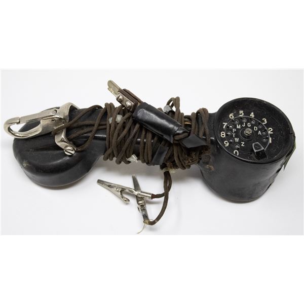 ANTIQUE BAKELITE TELEPHONE LINE TESTER HAND SET