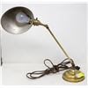 Image 1 : ANTIQUE BRASS BANKERS DESK LAMP ADJUSTABLE