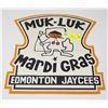 Image 1 : LARGE MUK LUK MARDI GRAS JACKET PATCH