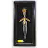 Image 1 : ORNATE FANTASY DAGGAR WITH DISPLAY PLINTHE