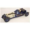 Image 1 : VINTAGE STYLE METAL RACE CAR MODEL BLUE