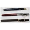 Image 1 : LOT OF THREE VINTAGE FOUNTAIN PENS