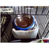 Image 2 : Lot of Pet Necessities - Crate, Foot and Water Dishes, Collars, etc.