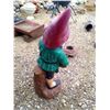 Image 2 : Garden Gnome with Fish - 32"H