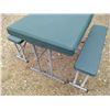 Image 2 : Plastic Folding Picnic Table and Benches - 44"