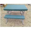 Image 3 : Plastic Folding Picnic Table and Benches - 44"