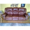 Image 1 : Reclining Leather Couch 84"w x 36"h