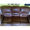 Image 2 : Reclining Leather Couch 84"w x 36"h