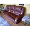 Image 3 : Reclining Leather Couch 84"w x 36"h