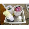 Image 2 : Lot of Plastic Buckets and Sink