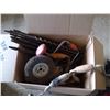 Image 3 : Box of Misc. Tools - Sanders, Wood Planer, Large Drill Bits