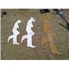 Image 1 : 3 Cowboy Silhouettes 45", 57", 71"
