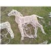 Image 5 : 4 Light Up Xmas Decorations - Deer, Sled, Horse