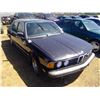 Image 4 : Black 1986 BMW 735i VIN: WBAFH840XG0977441 (not tested, Has Keys)