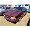Image 1 : Red 1993 Volkswagen Passat GLS VIN: WVWHD0319PE005335 (not tested, No Keys)
