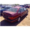 Image 3 : Red 1993 Volkswagen Passat GLS VIN: WVWHD0319PE005335 (not tested, No Keys)