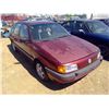 Image 4 : Red 1993 Volkswagen Passat GLS VIN: WVWHD0319PE005335 (not tested, No Keys)