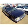 Image 4 : Black 1988 Eagle Premier VIN: 2XMJP557XJA03696 (not tested, Has Keys)