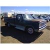 Image 4 : Green 1975 Dodge D200 VIN: D24BD5S096443 (not tested, Has Keys) - Dented Above Front Passenger Wheel