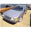 Image 2 : Silver 1987 SAAB 9000S VIN: YS3CS58D5H1007245 (not tested, Has Keys)