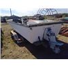 Image 3 : 22' Fiberglass Boat on Tandem Trailer w/ 290 Power Trim Motor *UNTESTED*