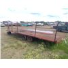 Image 2 : Homebuilt Tandem Axle Metal Goose Neck Trailer - 24'x8' Deck