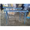 Image 1 : 2 Blue Folding Sawhorses