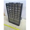Image 1 : Black Plastic Organizer for Screws, Nails, Bolts, etc. (Empty)