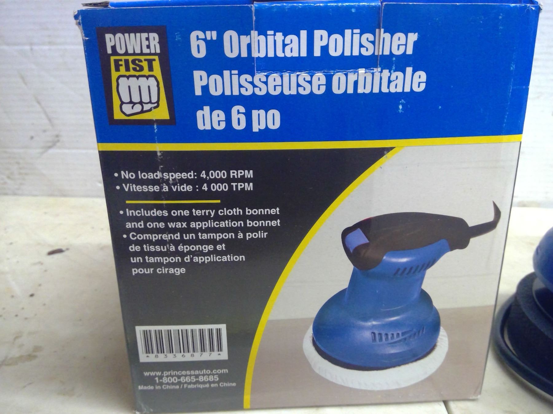 Power Fist 6" Orbital Polisher