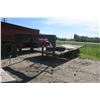 Image 2 : Home Made Triple Axle, Goose Neck Trailer - 20x8.5ft.