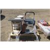 Image 3 : Pallet of Items - Small Barrels (2), Cart, Stand, 2 Pumps