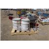 Image 7 : Pallet of Items - Small Barrels (2), Cart, Stand, 2 Pumps