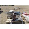 Image 8 : Pallet of Items - Small Barrels (2), Cart, Stand, 2 Pumps