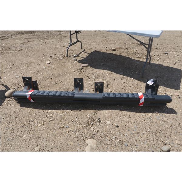 Pair of Black Truck Step Rails - Approx. 77" Long