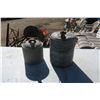 Image 1 : 2 Galvanized Oil Cans - Small & Medium