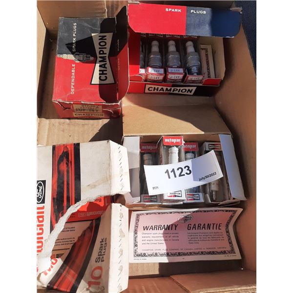 Lot of Spark Plugs