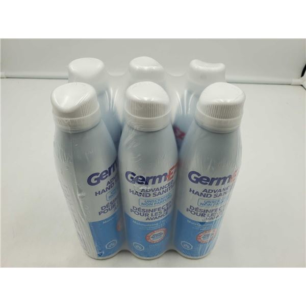 GermEZ Advanced Hand Sanitizer-Moisturizing Unscented (6 x 80g)