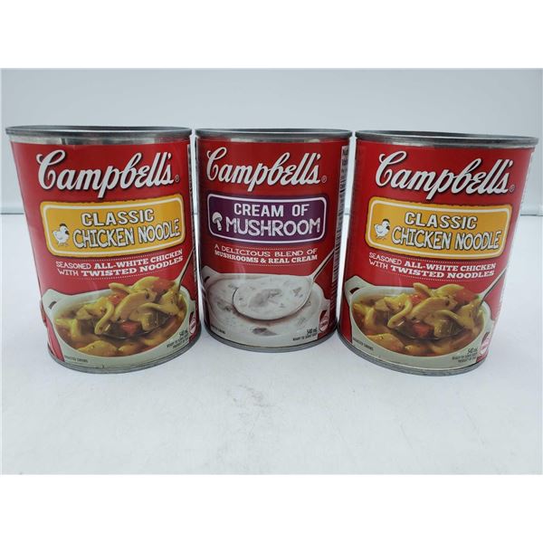 Assorted Campbells Soups (3 x 540ml)