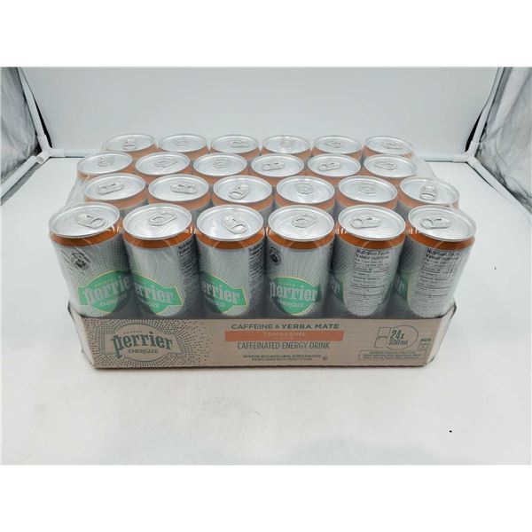 Perrier Tangerine Flavour Caffeine & Yerba Mate Drink (24 x 330ml)