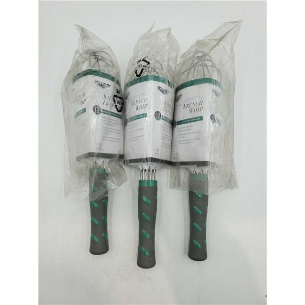 Essentials French Whip with High Heat Ergonomic Handle (3ct)