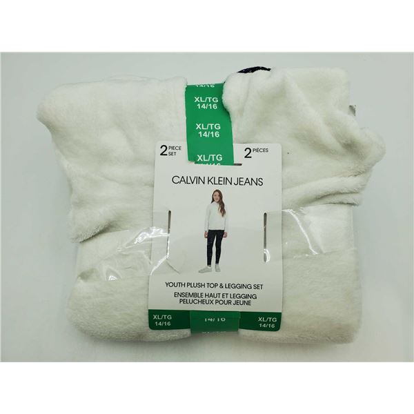 Kids Calvin Klein Jeans You Plush Top & Legging Set (14-16)