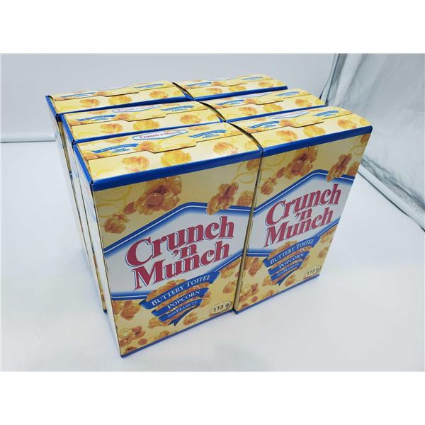 Crunch n' Munch Buttery Toffee Popcorn (6 x 113g)