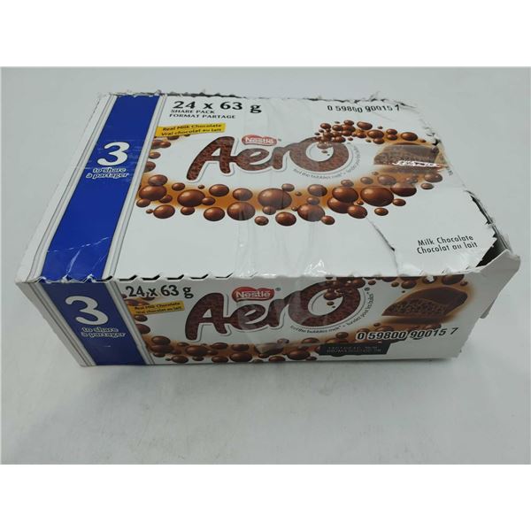 Nestle Aero Chocolate Bar (24 x 63g)