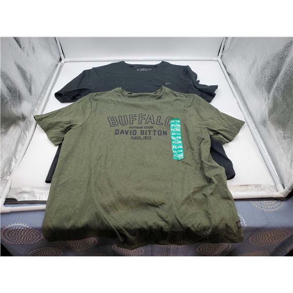 Lot of 2 David Bitton Buffalo Shirts (XL)
