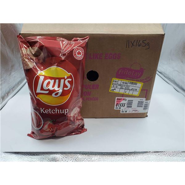 Lays Ketchup Potato Chips (11 x 165g)