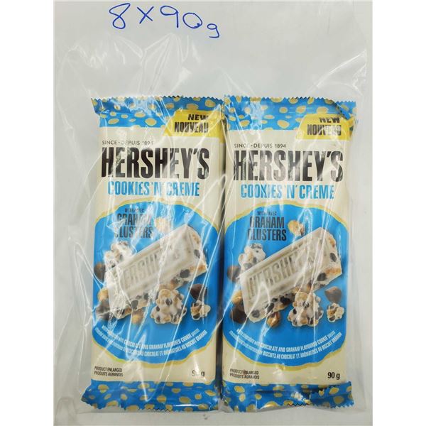 Hershey's Cookies N' Creme Candy Bars (8 x 90g)