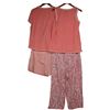 Image 3 : Carole Hochman 4 Piece Ladies Pajamas (M)