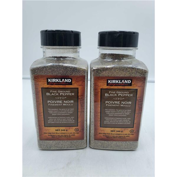 Kirkland Fine Ground Black Pepper (2 x 348g)