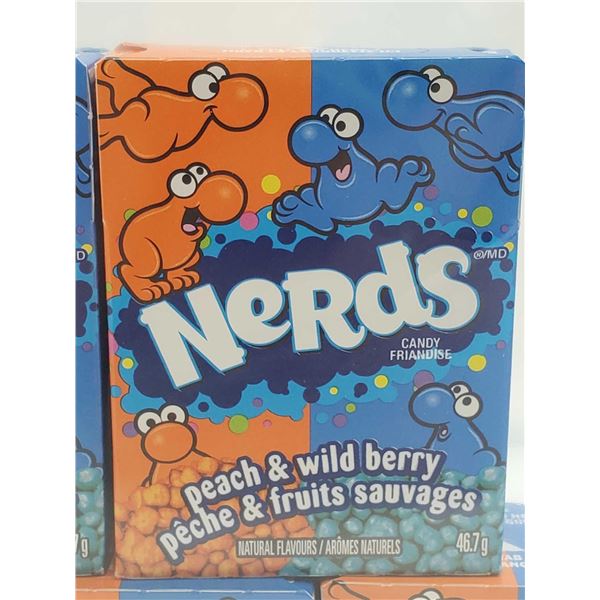 Nerds- Peach & Wild Berry Flavour (10 x 46g)
