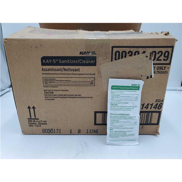 Kay-5 Sanitizer/Cleaner (200-28.4g packets)